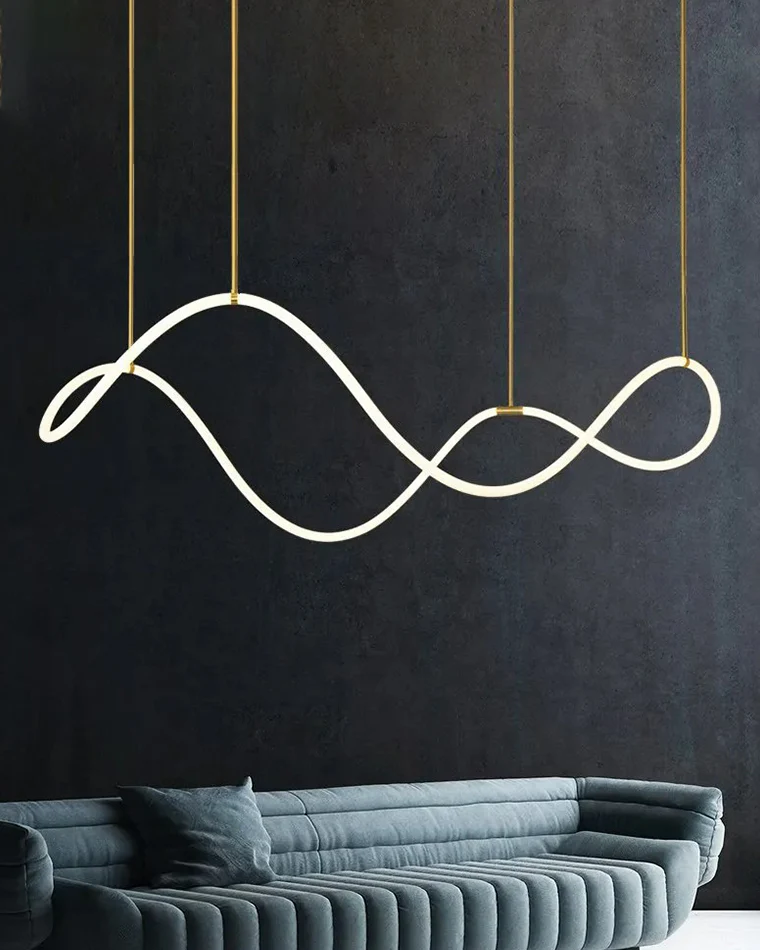 WOMO Rope Led Round Chandelier-WM2781 - Image 5