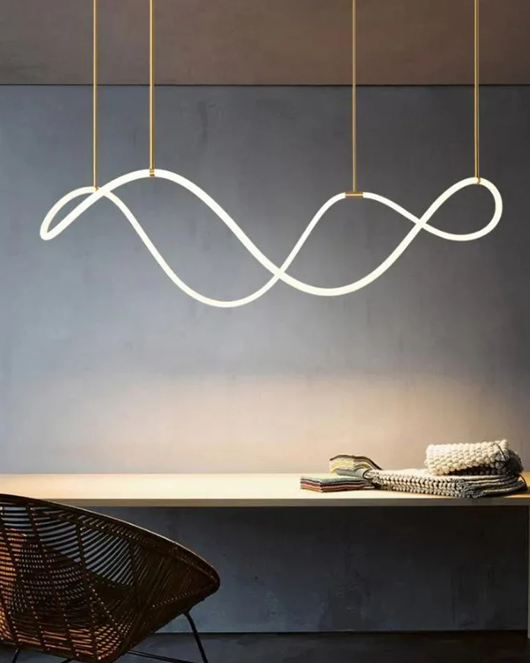 WOMO Rope Led Round Chandelier-WM2781 - Image 6