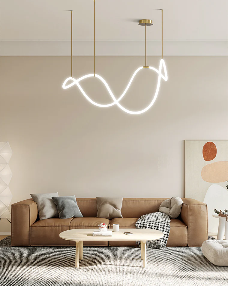 WOMO Rope Led Round Chandelier-WM2781 - Image 7
