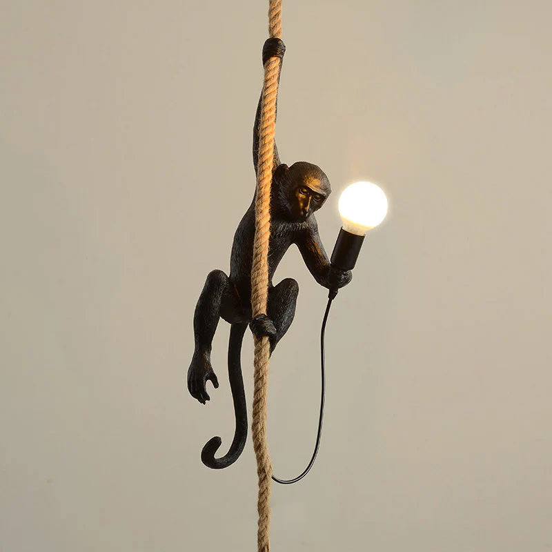 WOMO Monkey Rope Pendant Light-WM2467 - Image 12