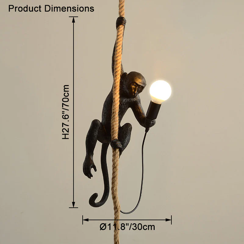 WOMO Monkey Rope Pendant Light-WM2467 - Image 13