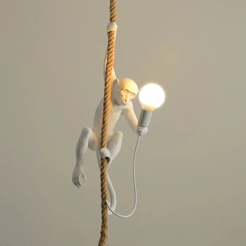 WOMO Monkey Rope Pendant Light-WM2467 - Image 14
