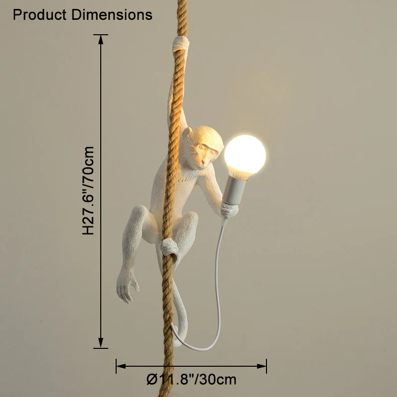 WOMO Monkey Rope Pendant Light-WM2467 - Image 15