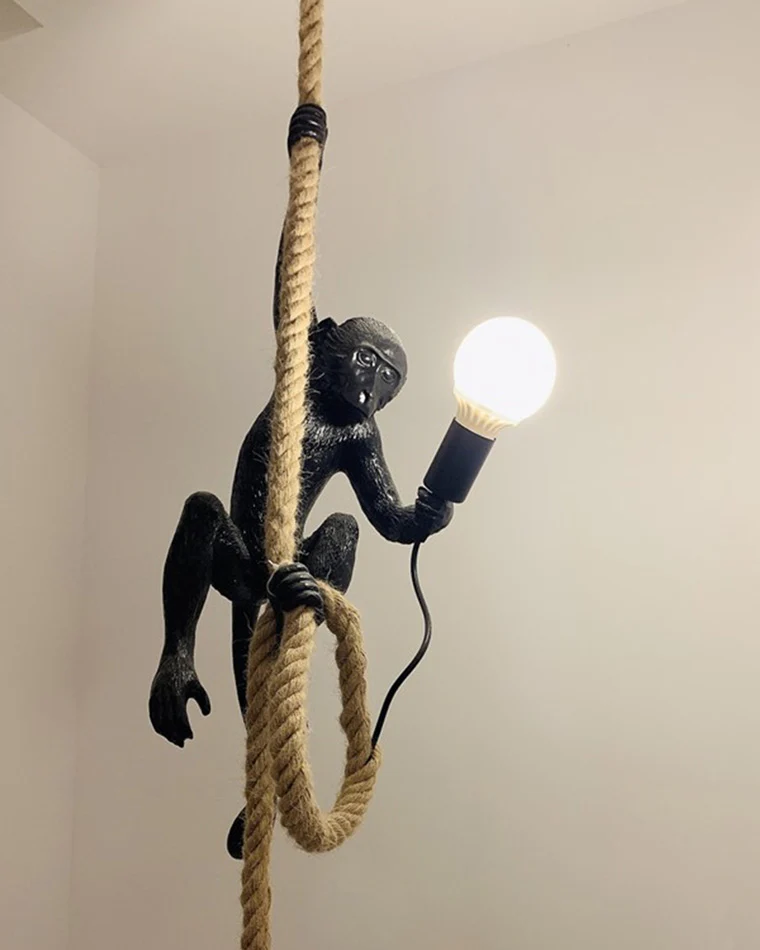 WOMO Monkey Rope Pendant Light-WM2467 - Image 3