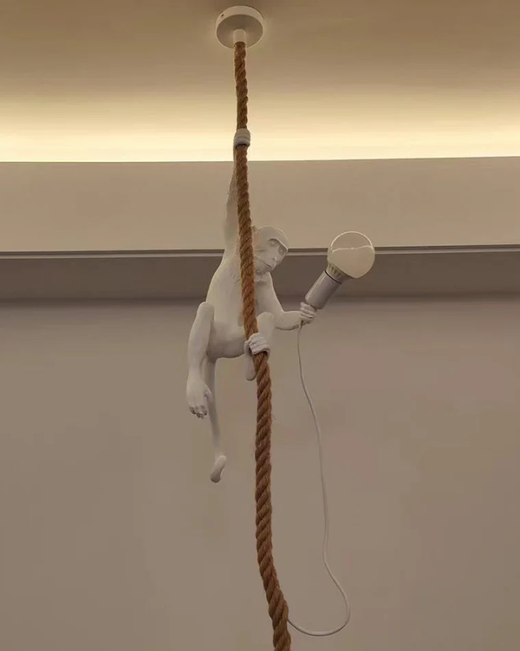 WOMO Monkey Rope Pendant Light-WM2467 - Image 6