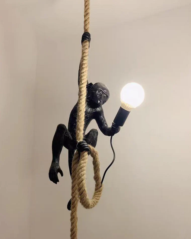 WOMO Monkey Rope Pendant Light-WM2467 - Image 7