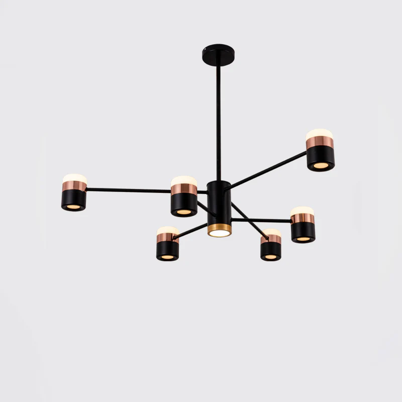 WOMO Rose Gold Arm Chandelier-WM2644 - Image 11