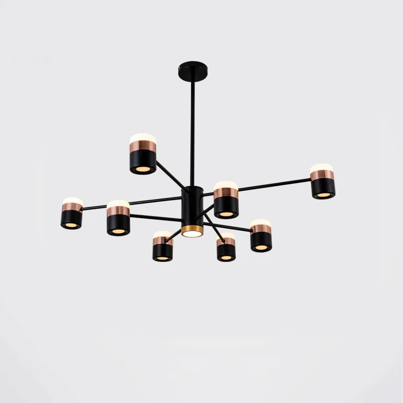 WOMO Rose Gold Arm Chandelier-WM2644 - Image 13