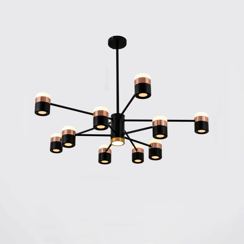 WOMO Rose Gold Arm Chandelier-WM2644 - Image 15