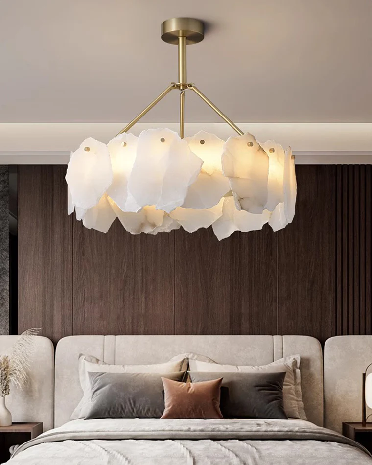 WOMO Alabaster Round Chandelier-WM2392a - Image 16