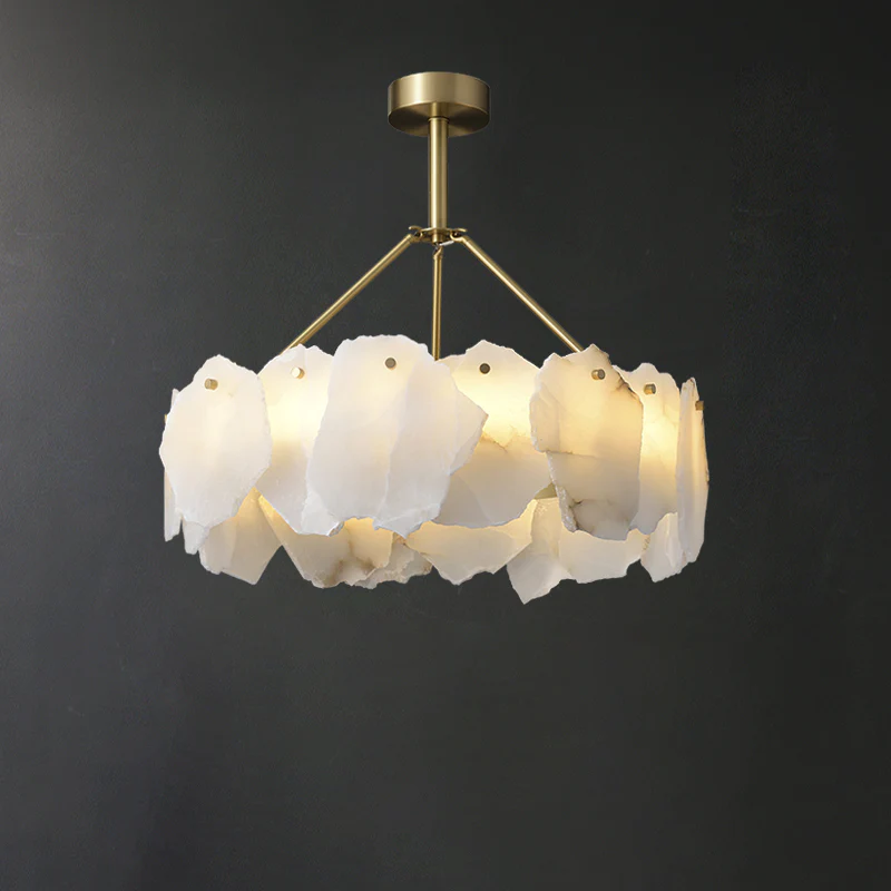 WOMO Alabaster Round Chandelier-WM2392a - Image 21
