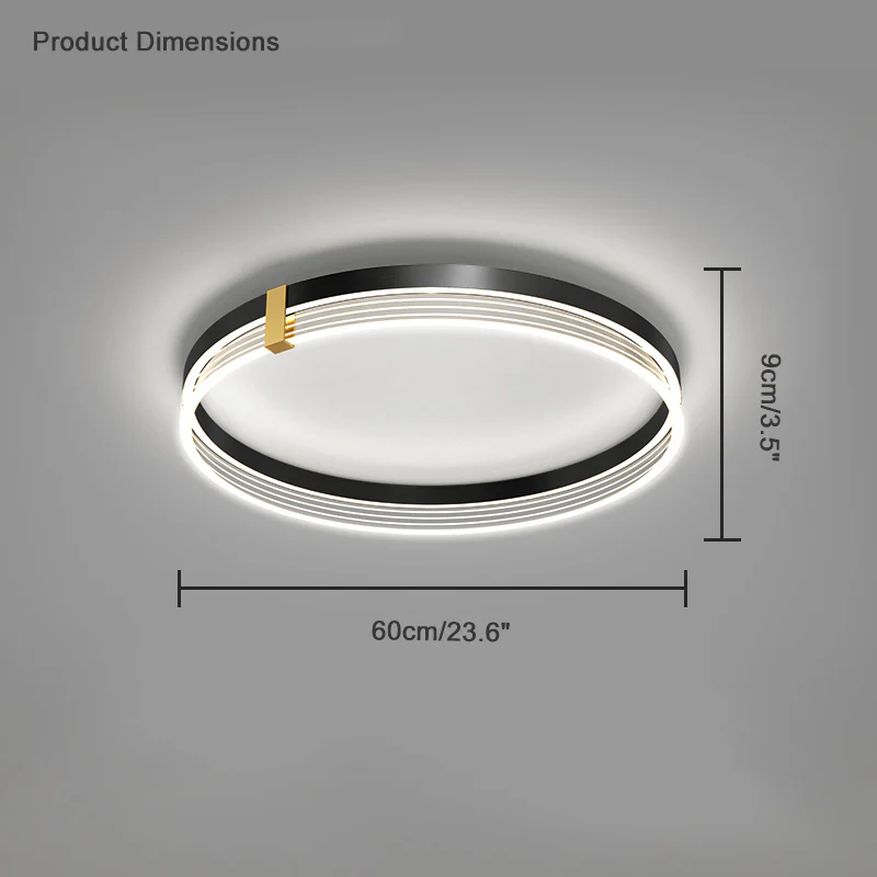 WOMO Round Flush Mount Ceiling Light-WM1057 - Image 19
