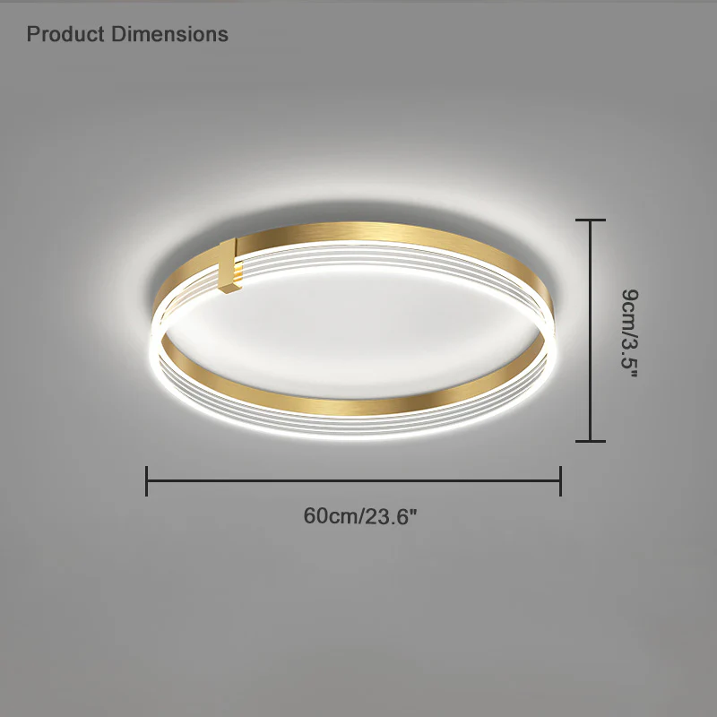 WOMO Round Flush Mount Ceiling Light-WM1057 - Image 25