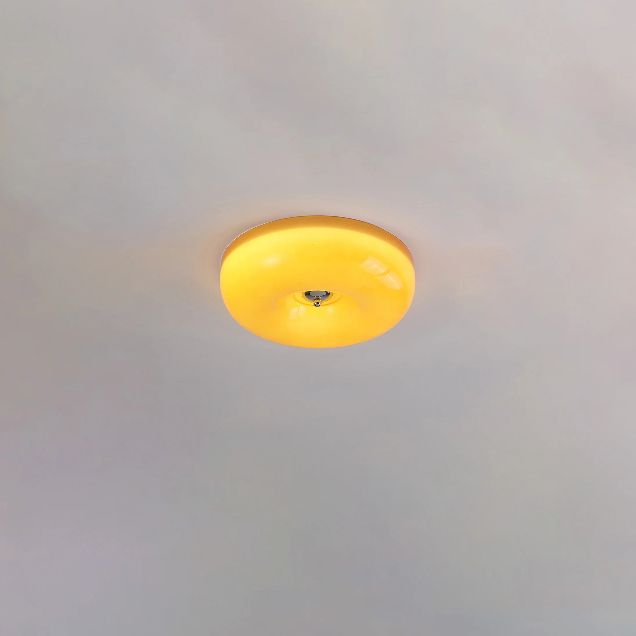 WOMO Round Milk Glass Flush Mount Ceiling Light-WM1134 - Image 44