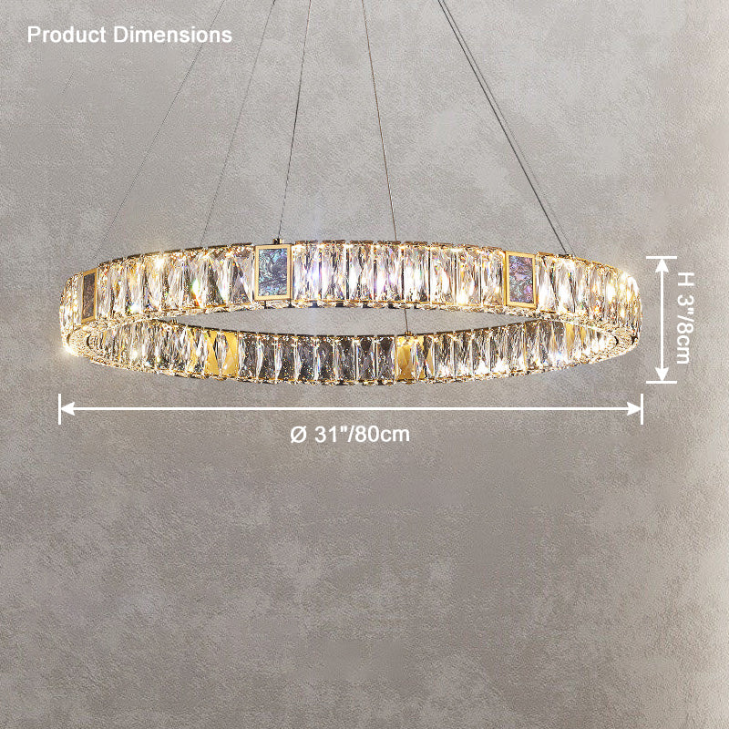 WOMO Round Crystal Chandelier-WM2355 - Image 11