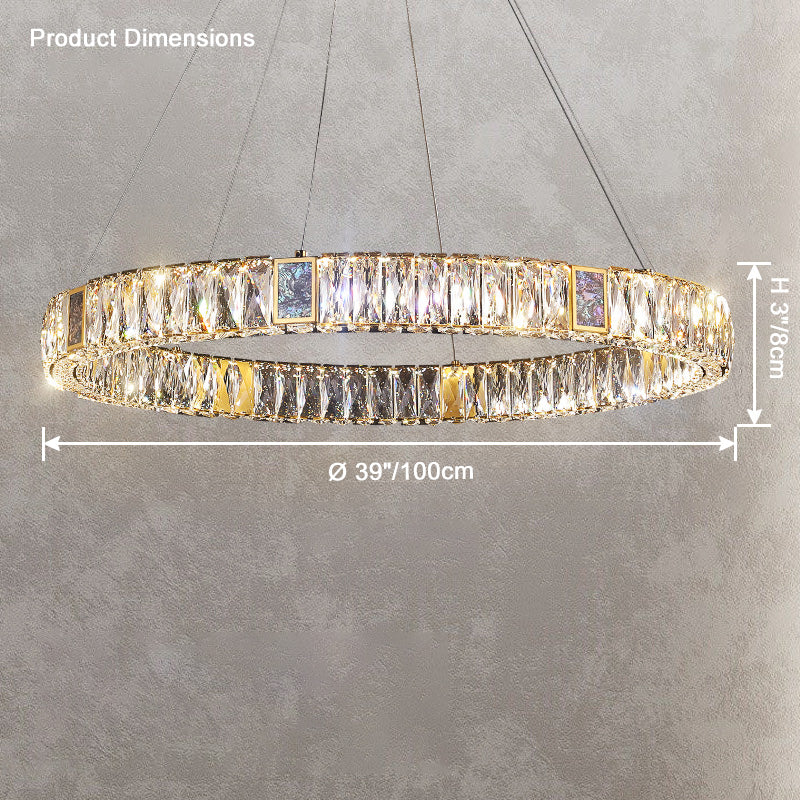 WOMO Round Crystal Chandelier-WM2355 - Image 13