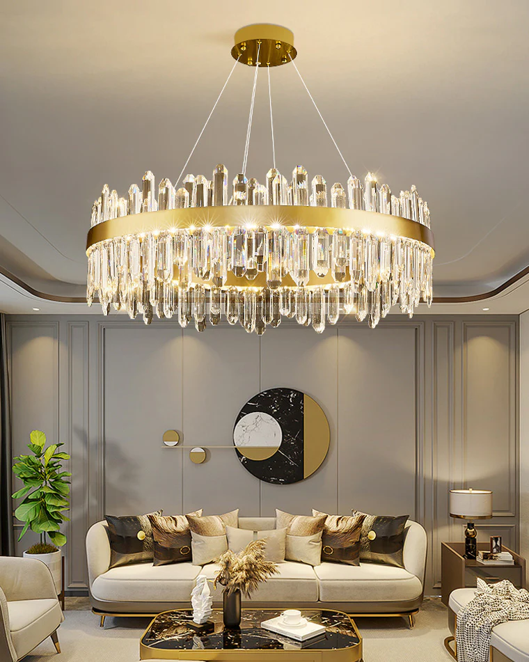 WOMO Round Crystal Chandelier-WM2488a - Image 20