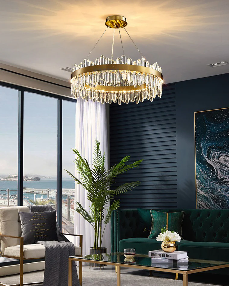 WOMO Round Crystal Chandelier-WM2488a - Image 21