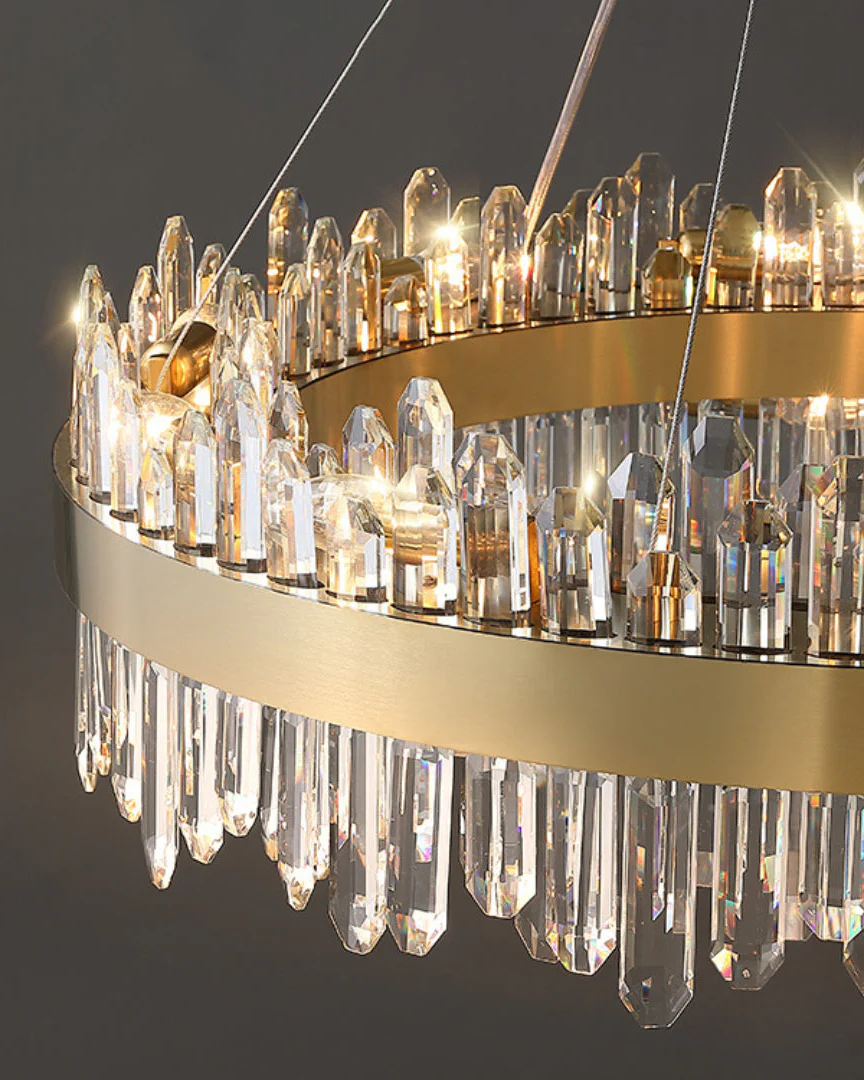 WOMO Round Crystal Chandelier-WM2488a - Image 29