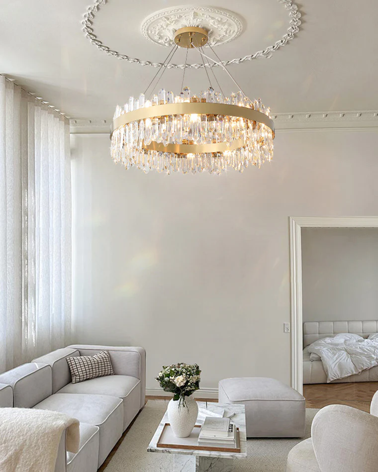WOMO Round Crystal Chandelier-WM2488a - Image 3