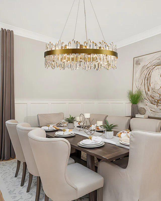 WOMO Round Crystal Chandelier-WM2488a - Image 4