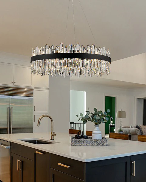 WOMO Round Crystal Chandelier-WM2488a - Image 7