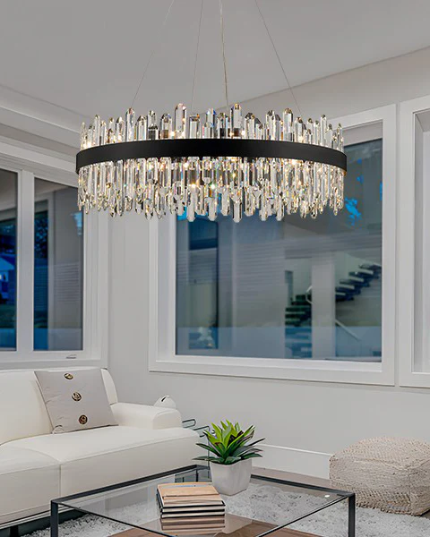 WOMO Round Crystal Chandelier-WM2488a - Image 8