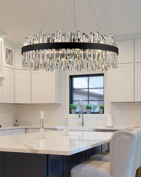 WOMO Round Crystal Chandelier-WM2488a - Image 9