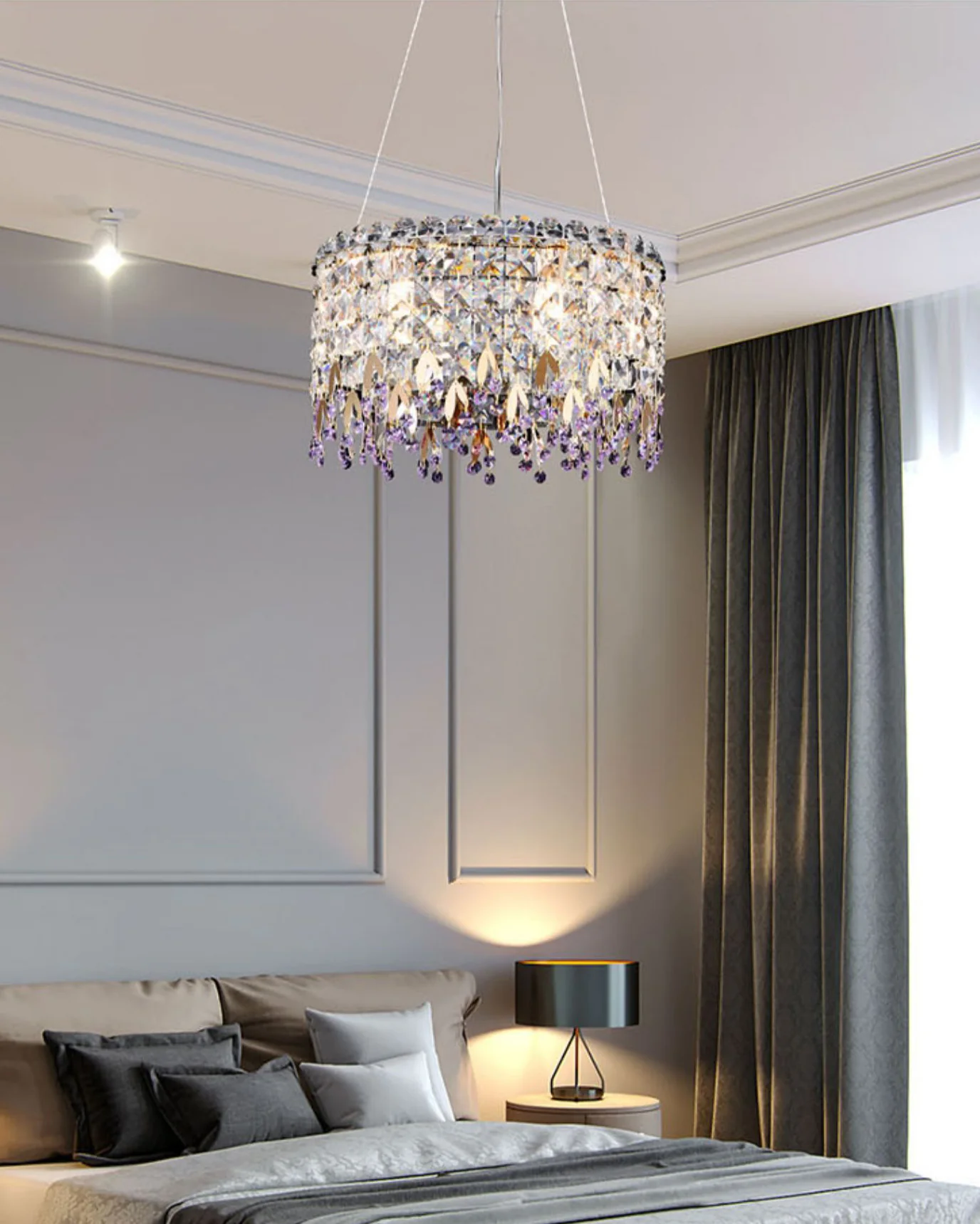 WOMO Round Crystal Chandelier-WM2630 - Image 5