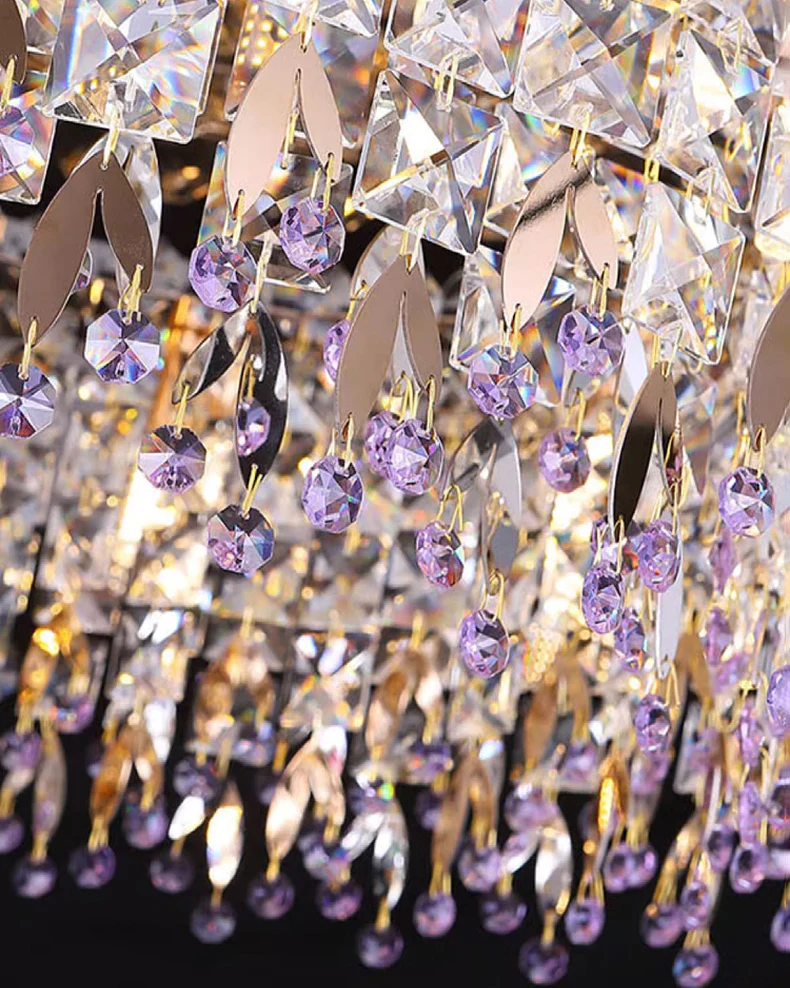 WOMO Round Crystal Chandelier-WM2630 - Image 9