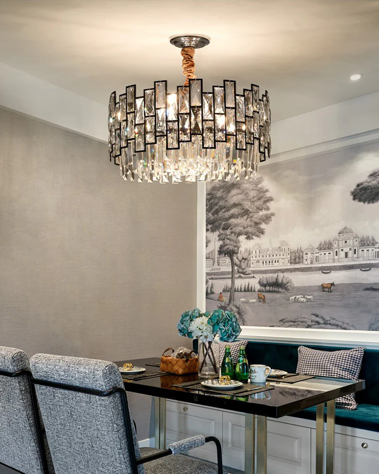 WOMO Round Crystal Chandelier-WM2782 - Image 3
