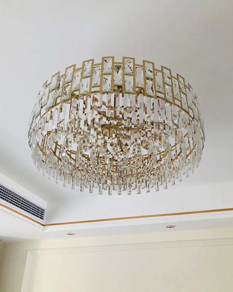 WOMO Round Crystal Chandelier-WM2782 - Image 4
