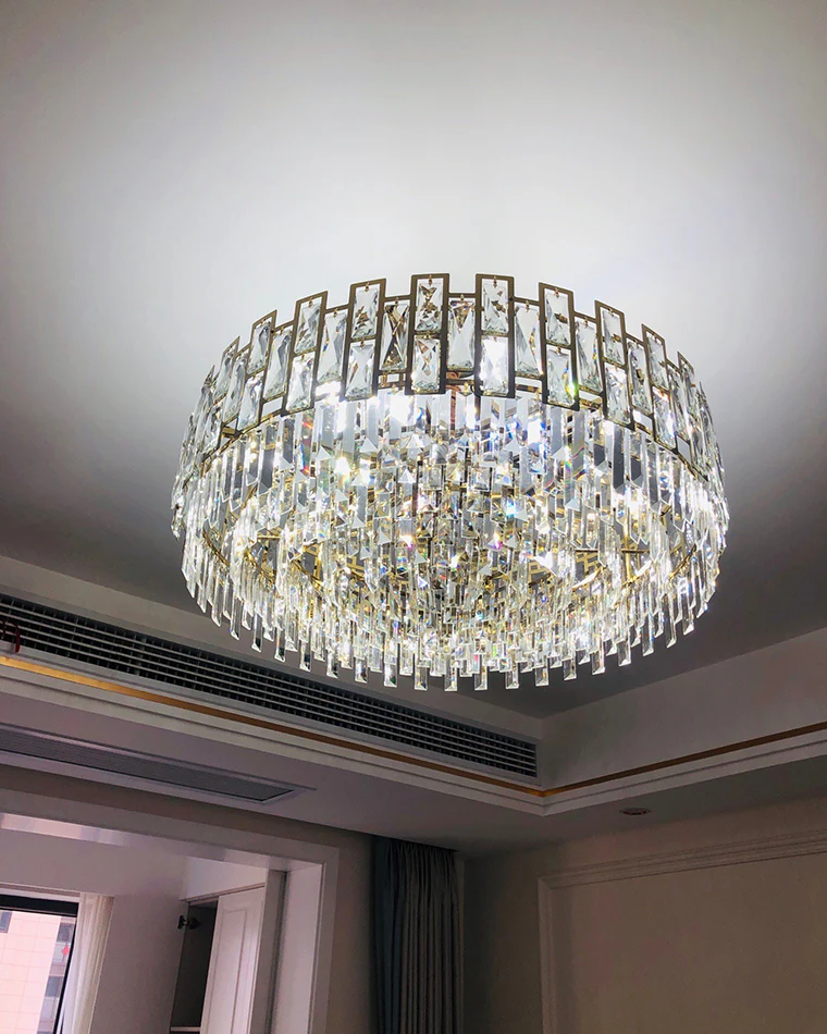 WOMO Round Crystal Chandelier-WM2782 - Image 5