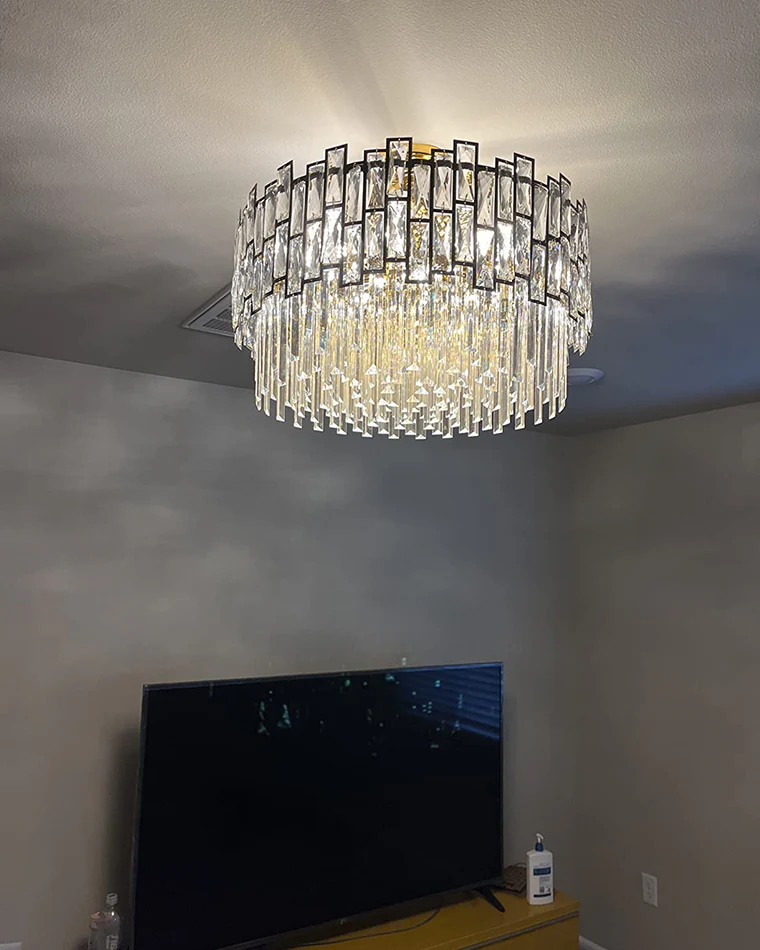 WOMO Round Crystal Chandelier-WM2782 - Image 6