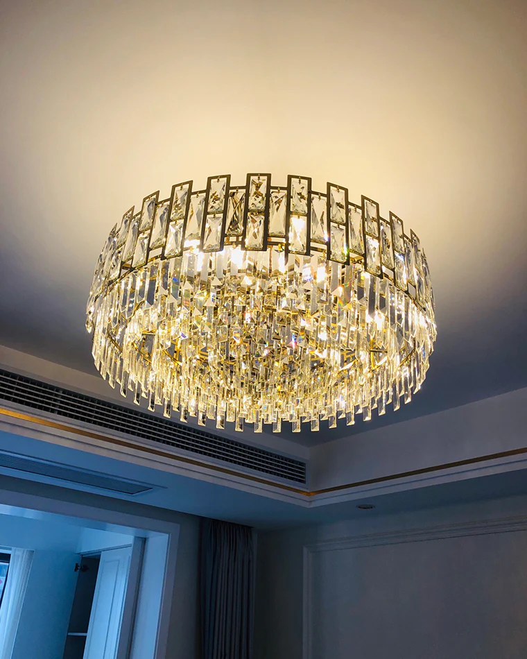 WOMO Round Crystal Chandelier-WM2782 - Image 7