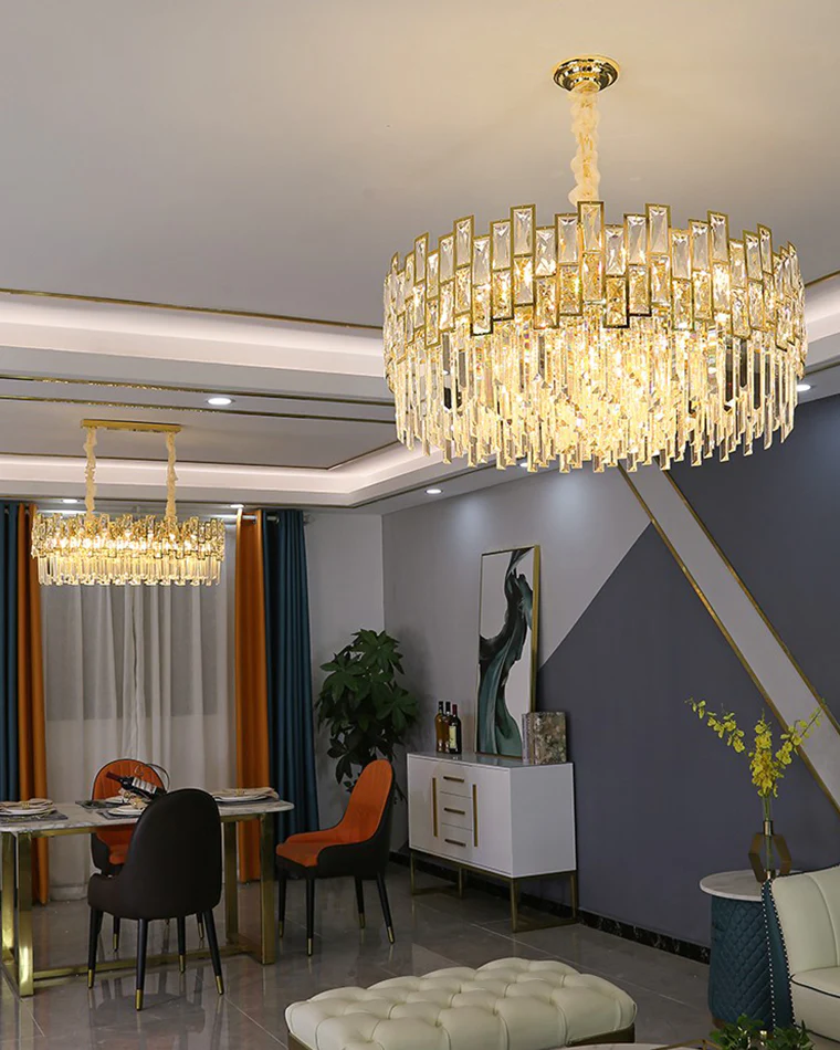 WOMO Round Crystal Chandelier-WM2782 - Image 9