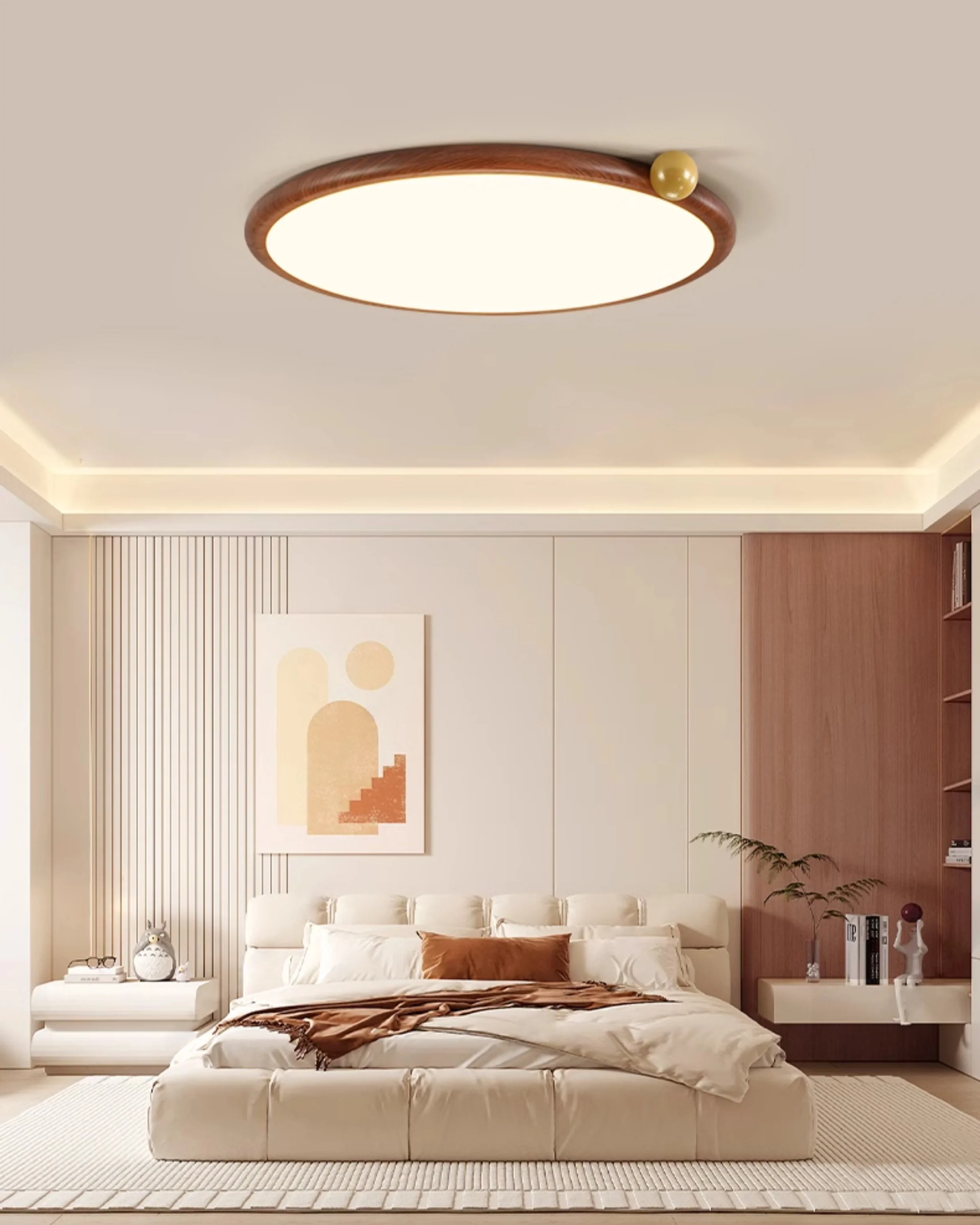 WOMO Round Flat Flush Mount Ceiling Light-WM1172 - Image 6