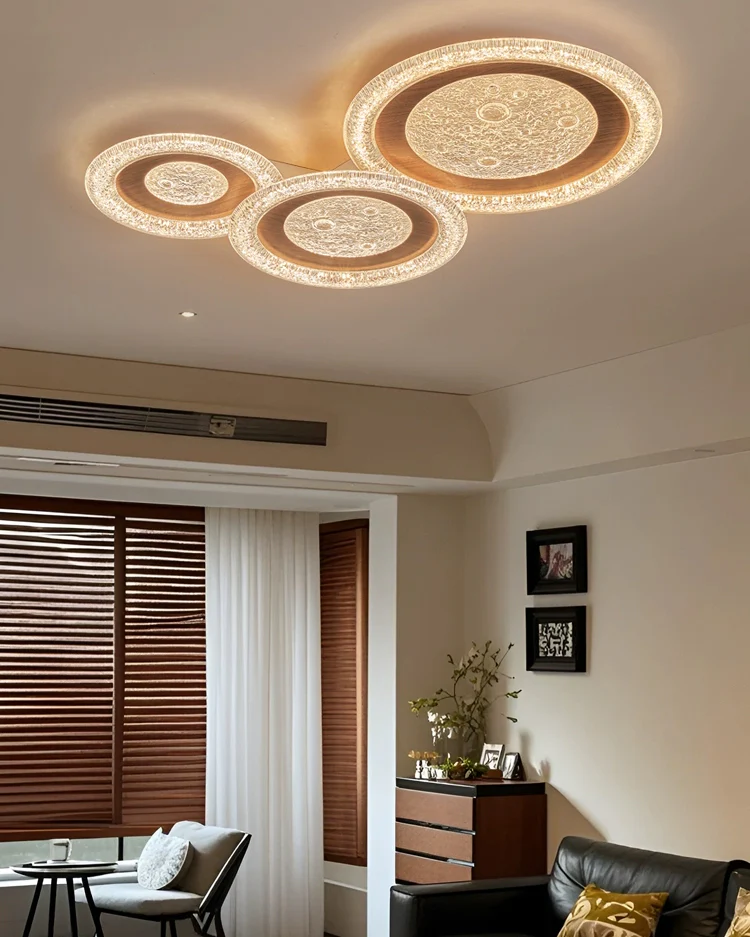 WOMO Moon Flat Flush Mount Ceiling Light-WM1197 - Image 11