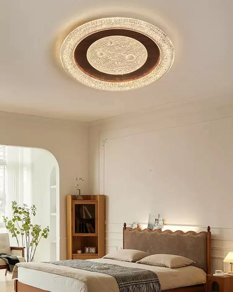 WOMO Moon Flat Flush Mount Ceiling Light-WM1197 - Image 7