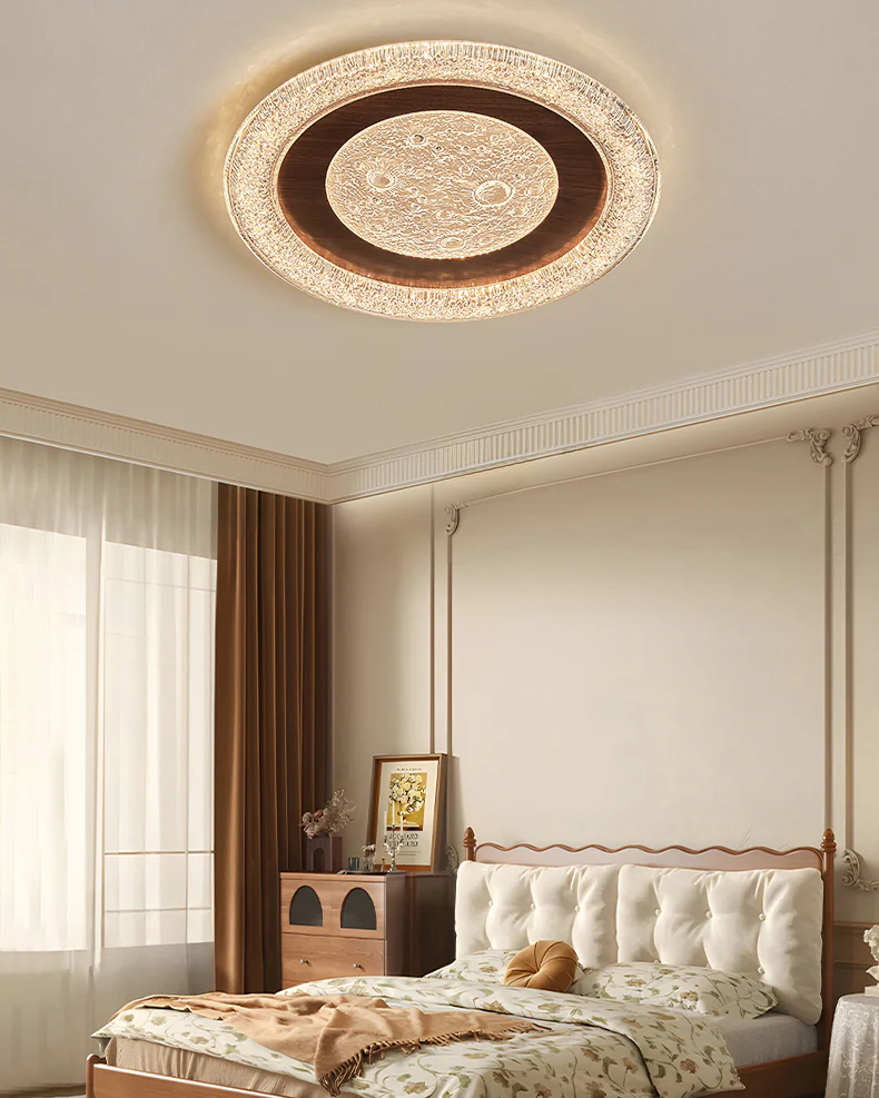 WOMO Moon Flat Flush Mount Ceiling Light-WM1197 - Image 8