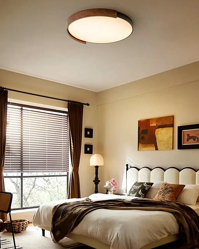 WOMO Round Flat Flush Mount Ceiling Light-WM1200 - Image 2