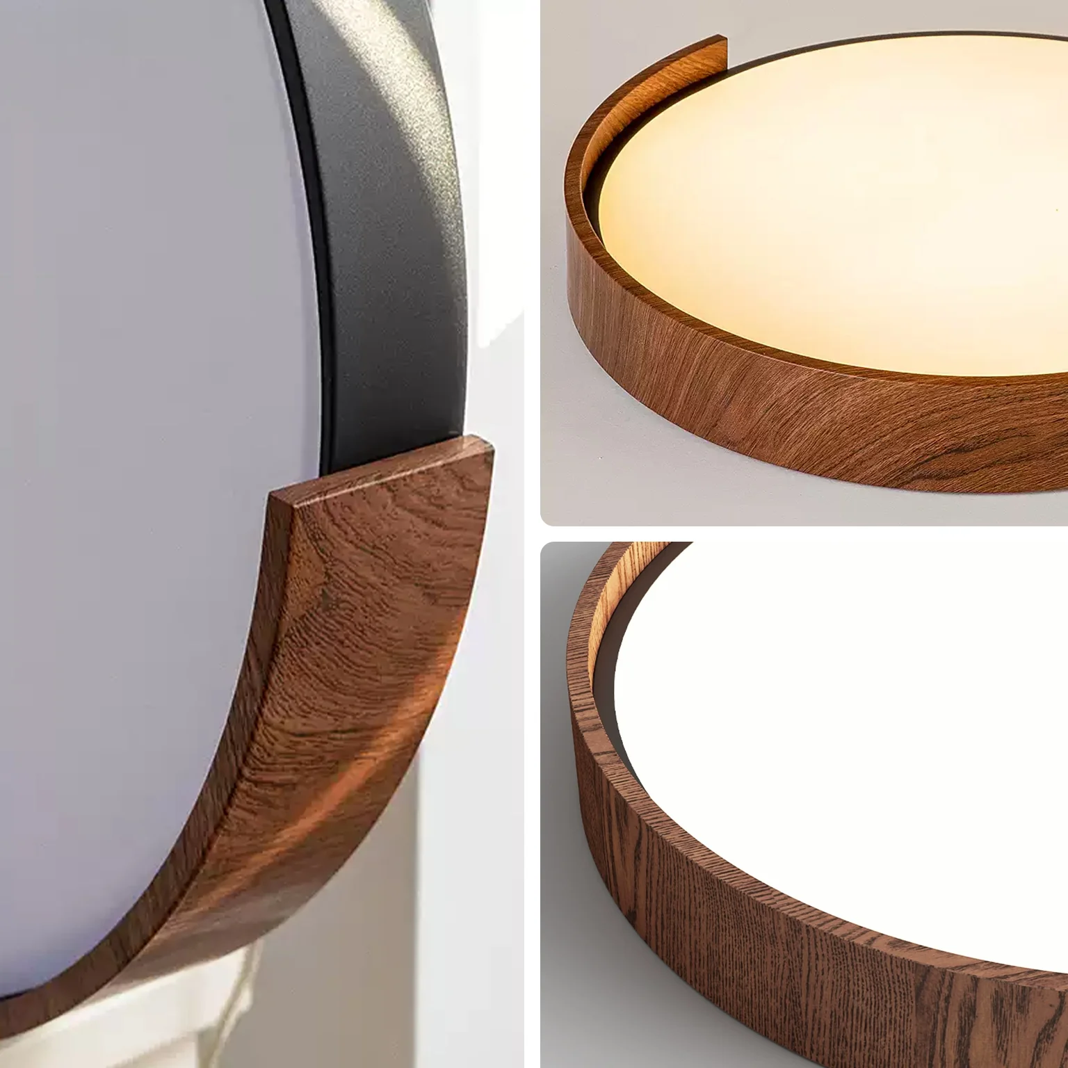 WOMO Round Flat Flush Mount Ceiling Light-WM1200 - Image 9