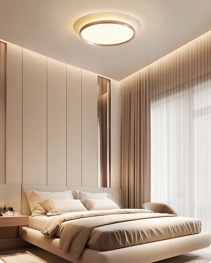 WOMO Round Flat Flush Mount Ceiling Light-WM1209 - Image 5