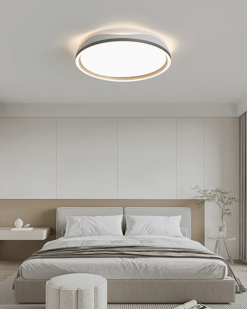 WOMO Round Flat Flush Mount Ceiling Light-WM1222 - Image 4