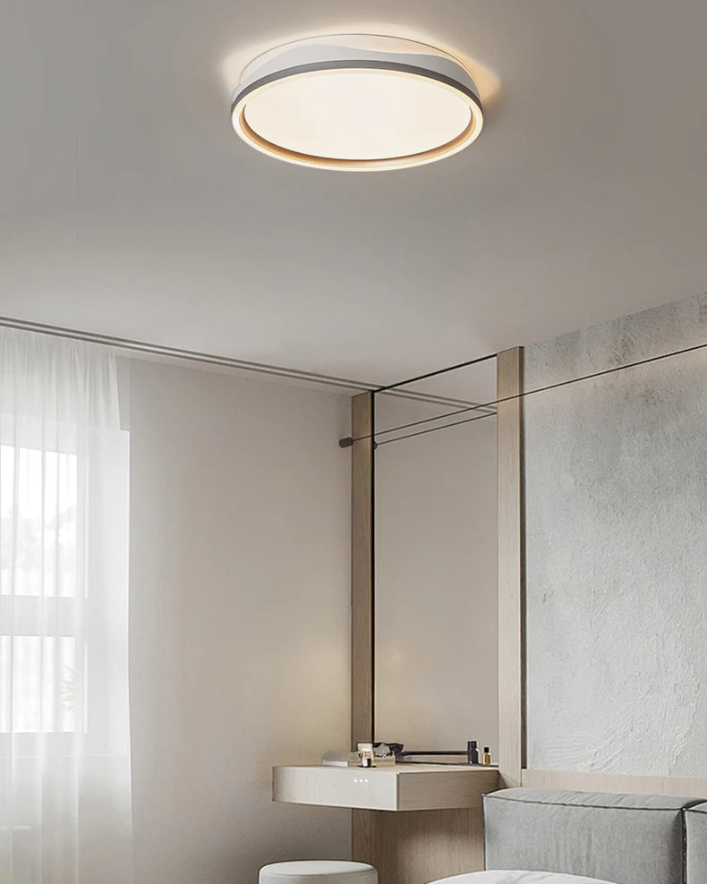 WOMO Round Flat Flush Mount Ceiling Light-WM1222 - Image 7