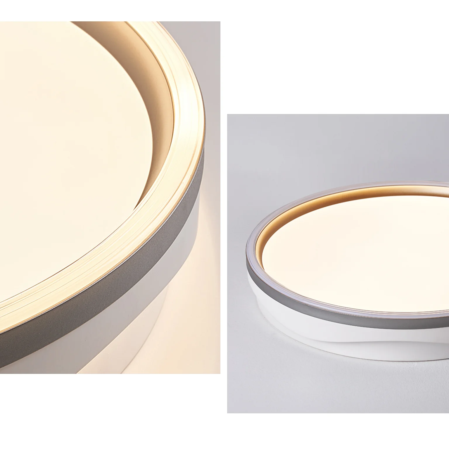 WOMO Round Flat Flush Mount Ceiling Light-WM1222 - Image 9