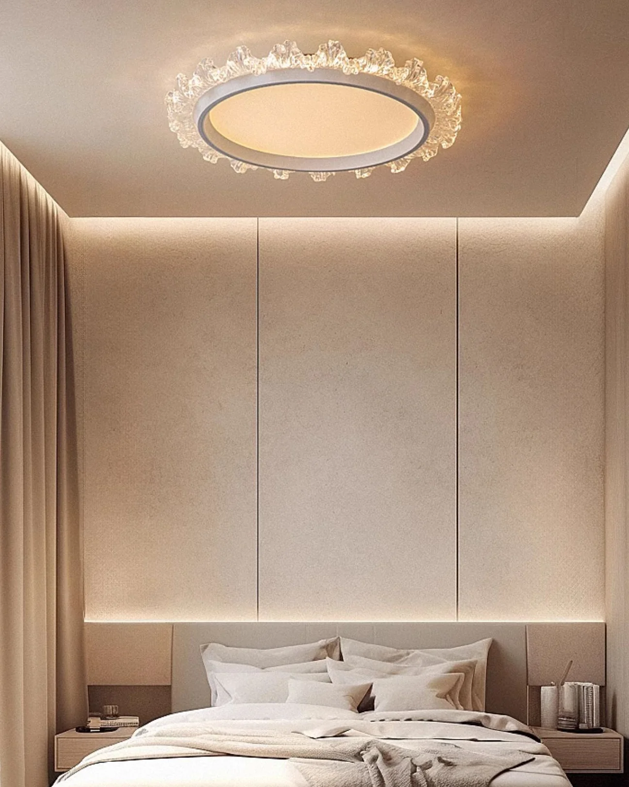WOMO Round Flush Mount Ceiling Light-WM1156 - Image 4