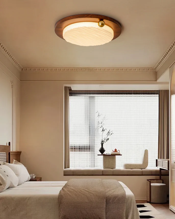 WOMO Round Flush Mount Ceiling Light-WM1198 - Image 3
