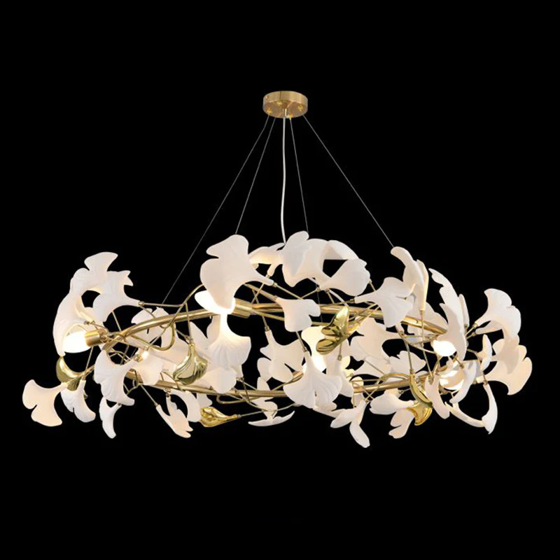 WOMO Gingko Round Chandelier-WM2422 - Image 13