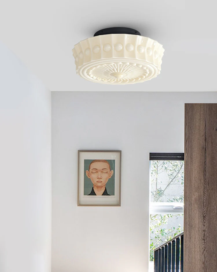 WOMO Round Glass Ceiling Light-WM1125 - Image 9